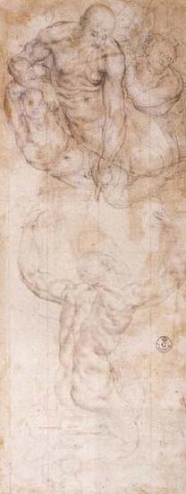 Pontormo, Jacopo Moses Receiving the Tables oil painting picture